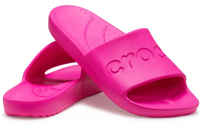 Crocs Adult Slides in Pink Crush