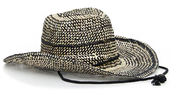 Crown Vintage Woven Cowboy Hat