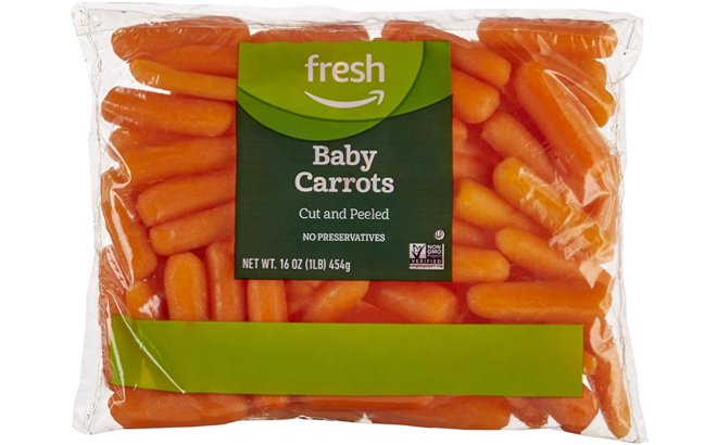 Cut And Peeled Baby Carrots