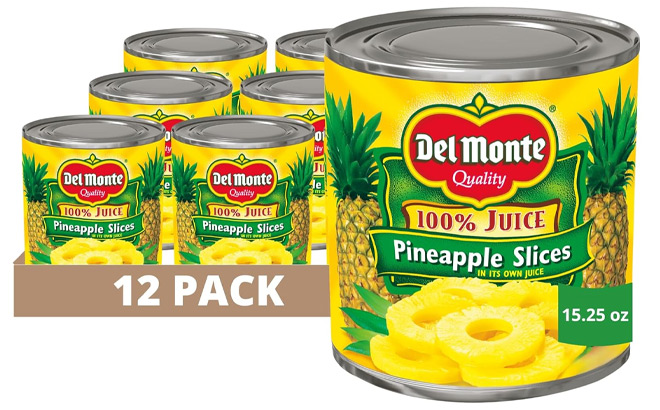 Del Monte Sliced Pineapple