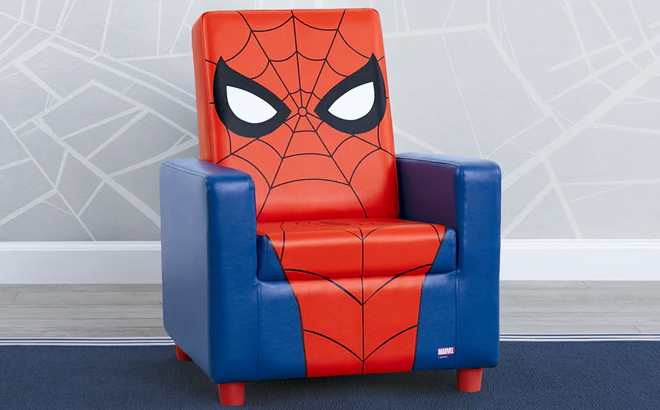 Delta Children Marvel Spider Man High Back Upholstered Chair