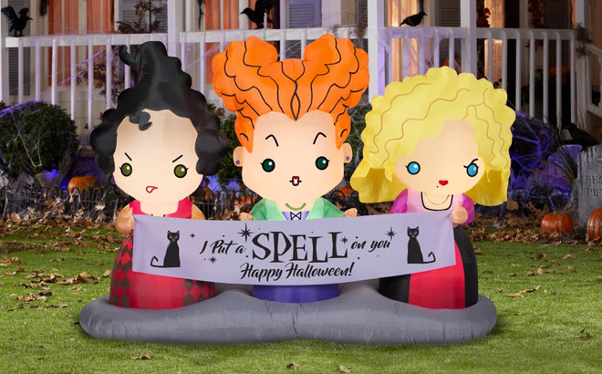 Disney Hocus Pocus Sisters Inflatable