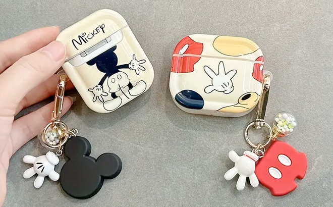 Disney Mickey Minnie Cartoon Tpu Case For Airpods 123