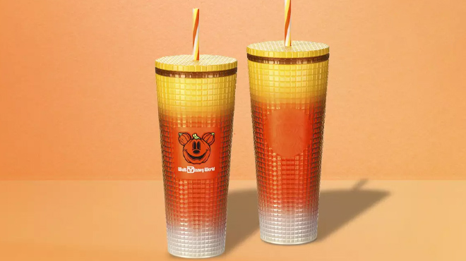 Disney Mickey Mouse Halloween Candy Corn Starbucks Tumblers