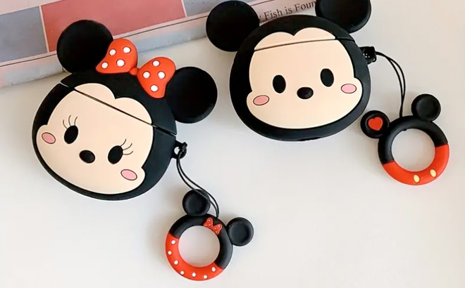 Disney Mickey and Minnie Silicone AirPods Case Cover