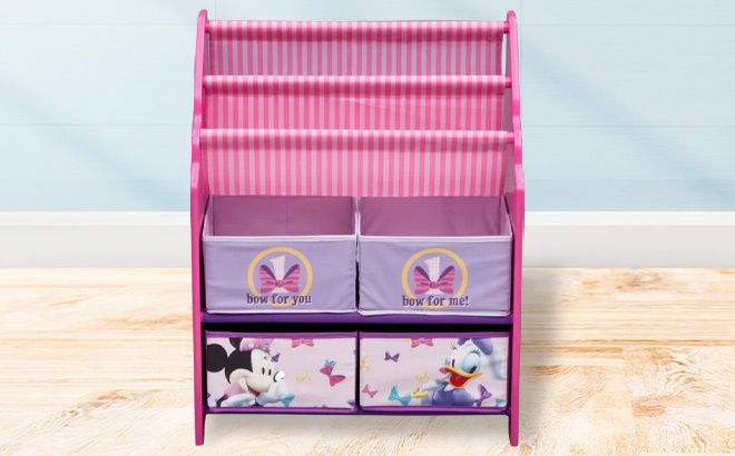 Disney Minnie Mouse Book Toy Organizer in a Room