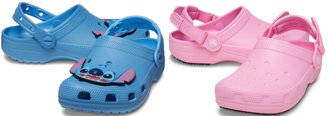 Disney Stitch Classic Adult Clogs and Classic Slip Resistant Work Clogs