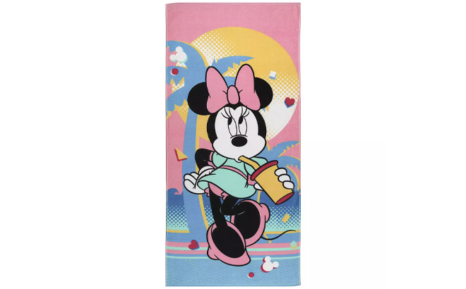 Disney The Big One Minnie Mouse Kids Beach Towel