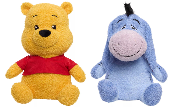 Disney Winnie the Pooh and Eeyore Weighted Plushies