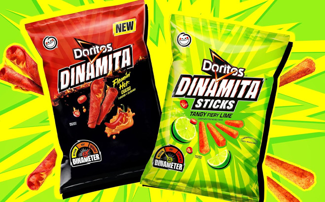 Doritos Dinamita Spicy Tortilla Chips Variety Pack 40 Count