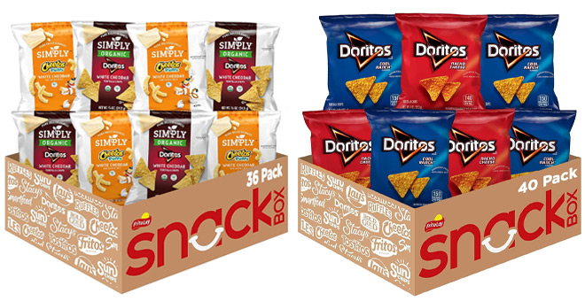 Doritos Flavored Tortilla Chips Variety Pack 40 Count