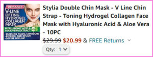 Double Chin Mask at Checkout