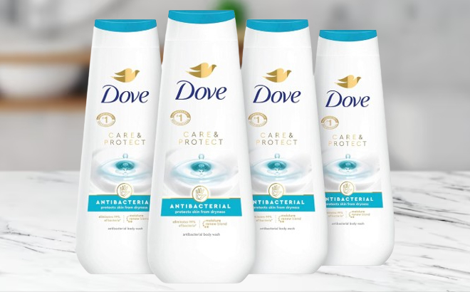 Dove Care Protect Antibacterial Body Wash