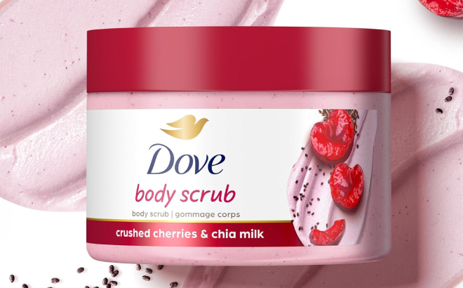 Dove Crushed Cherries Chia Milk Exfoliating Body Polish