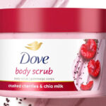 Dove Exfoliating Body Polish Crushed Cherries Chia Milk