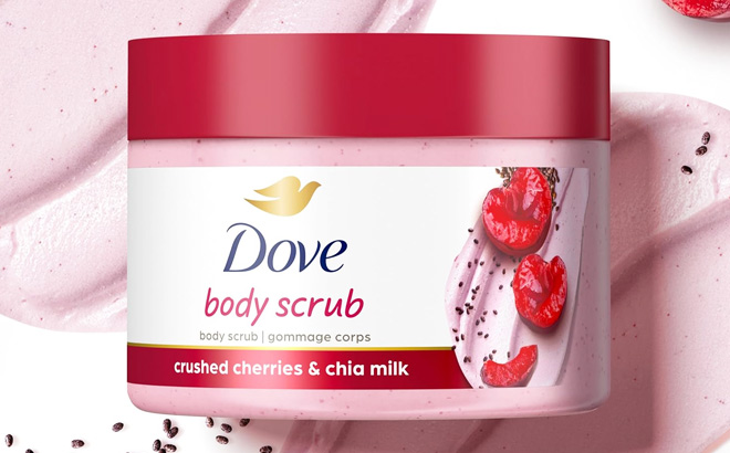 Dove Exfoliating Body Polish Crushed Cherries Chia Milk