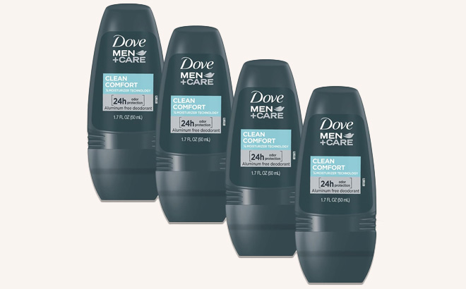 Dove MenCare Clean Comfort Roll on Deodorant