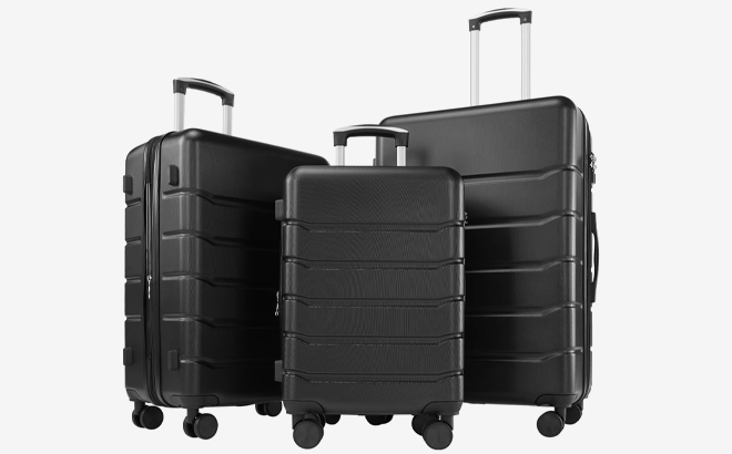 EDX 3 Piece Hardside Luggage Set