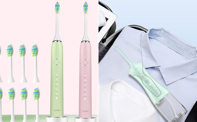 Electric Toothbrush 2 Pack Set