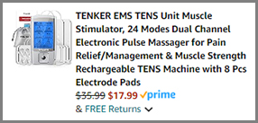 Electronic Muscle Stimulator Price with Promo Code at Amazon