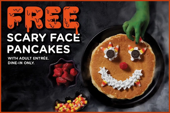 FREE Scary Face Pancakes for Kids Screenshot