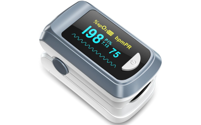 Fingertip Pulse Oximeter Blood Oxygen Saturation Monitor