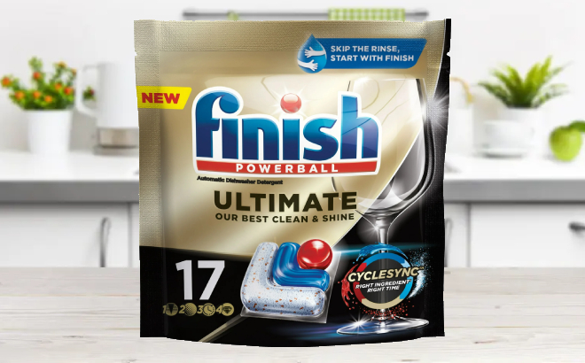 Finish Ultimate Dishwasher Tabs 17 Count