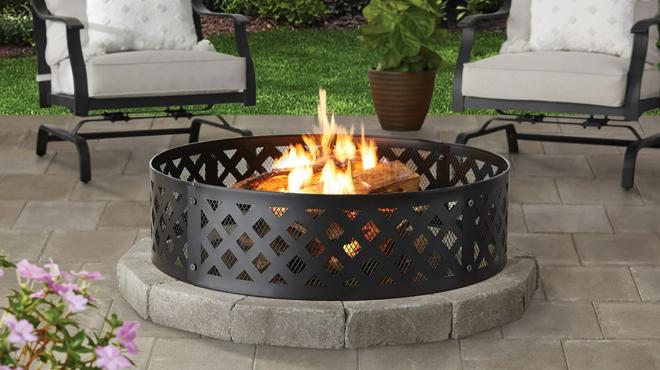 Fire Ring on Patio