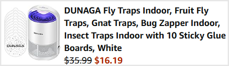 Fruit Fly Trap Checkout