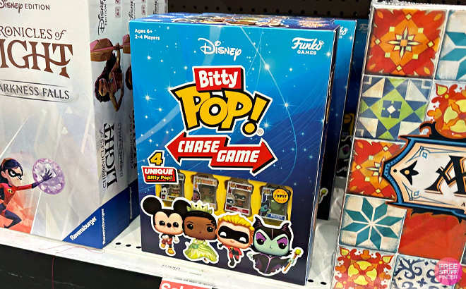 Funko Bitty Pop Chase Game Disney on a Shelf