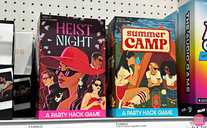 Funko Party Hack Heist Night Game on a Shelf