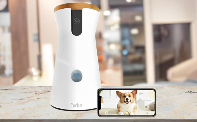 Furbo Rotating Pet Treat Dispenser Camera