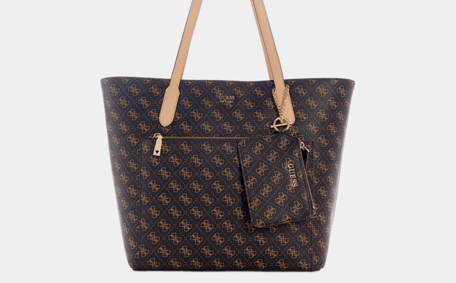 GUESS Rylan Monogram Top Zip Tote Created for Macys