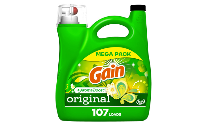 Gain Aroma Boost Laundry Detergent Liquid Original Scent 107 Loads