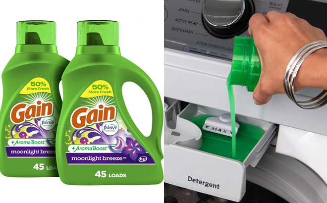 Gain Aroma Boost Laundry Detergent Liquid Soap