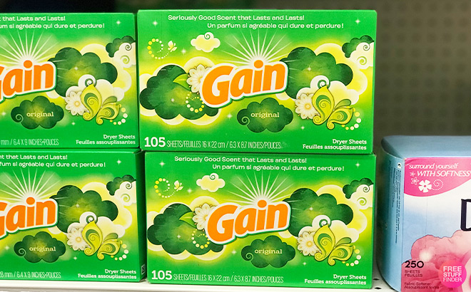 Gain Fabric Softener Dryer Sheets