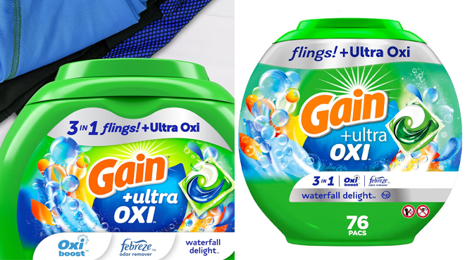 Gain Ultra Oxi 76 Count Flings