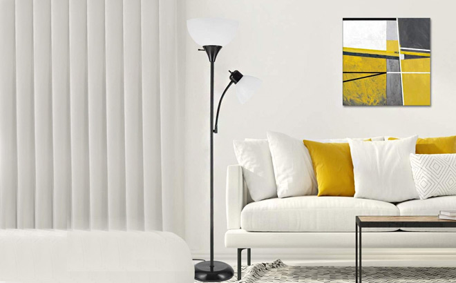 Globe Electric Torchiere Floor Lamp