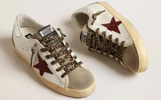 Golden Goose Superstar Leather Sneaker Leopard