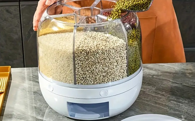 Grain Dispenser on the Table