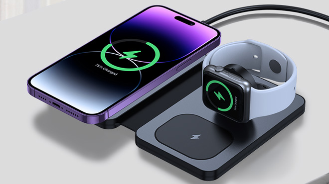 Gvaviy Wireless 3 in 1 Charging Station