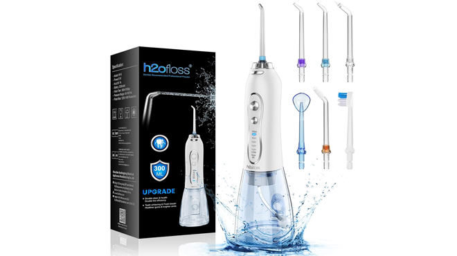 H2ofloss Portable Water Dental Flosser