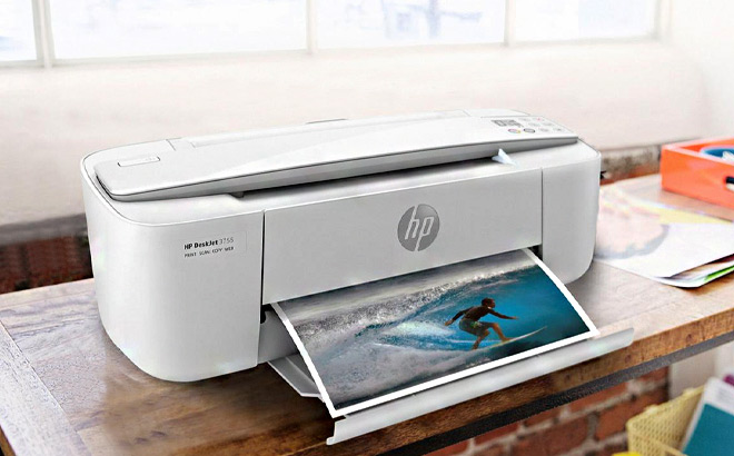 HP Printer with 25 Instant Ink Card