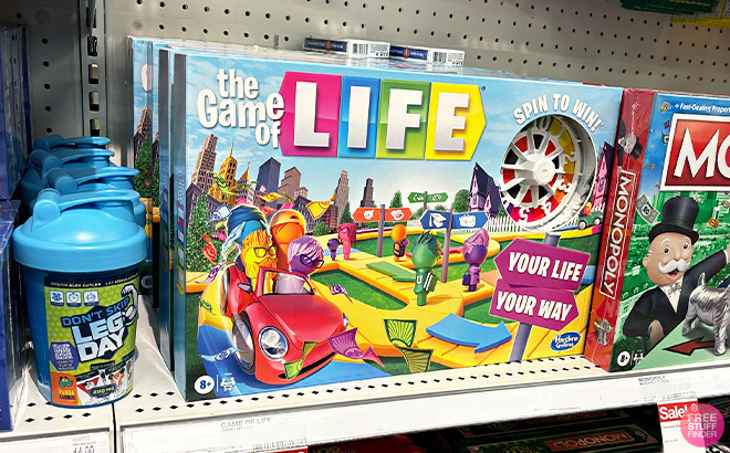 Hasbro Game Of Life on a Shelf