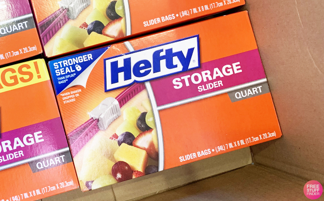 Hefty Slider Quart Storage Bags