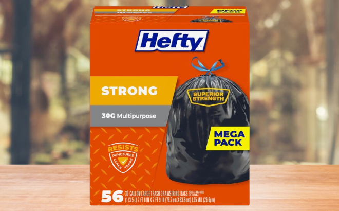 Hefty Strong 30 Gallon Large Trash Bags