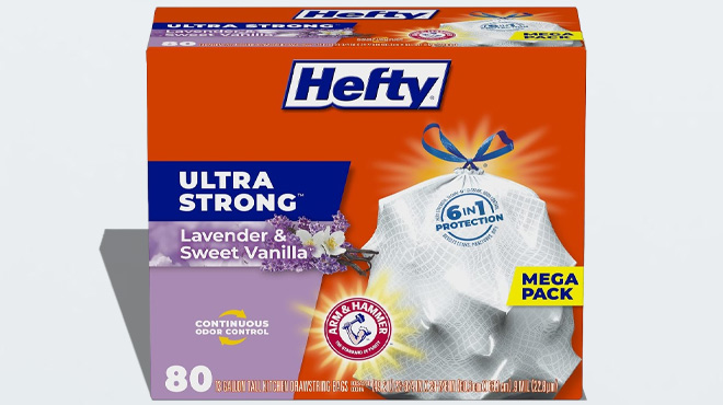 Hefty Ultra Strong 13 Gallon Trash Bags 80 Count