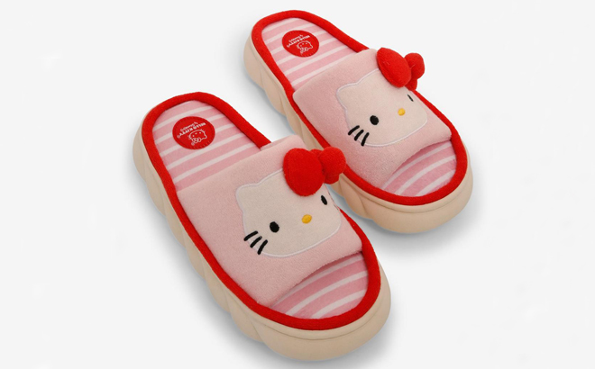Hello Kitty Terrycloth Chunky Slides