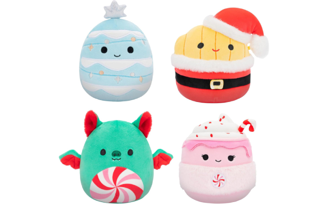 Holiday Squishmallows 4 Pack