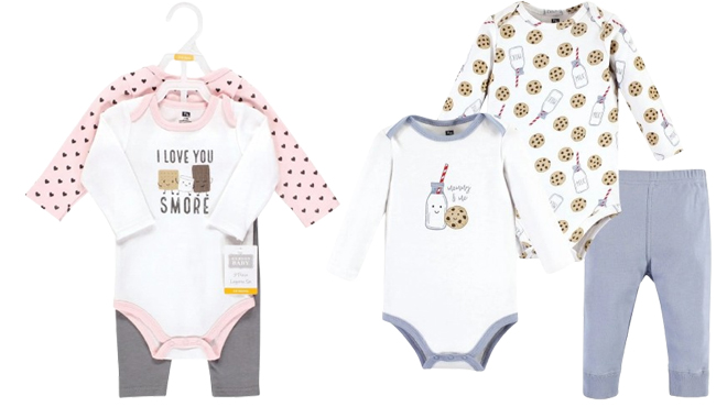 Hudson Baby 3 Piece Long Sleeve Bodysuits